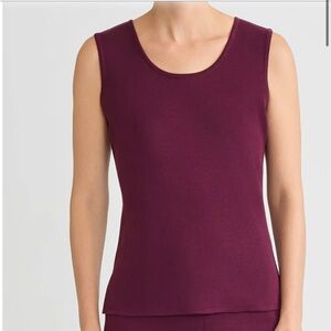 Women's Sleeveless Magenta Top - Ming Wang